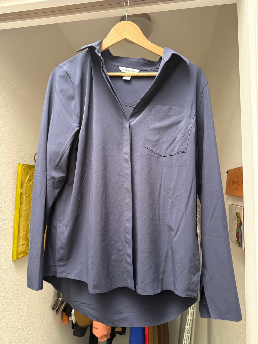 Athletica button down